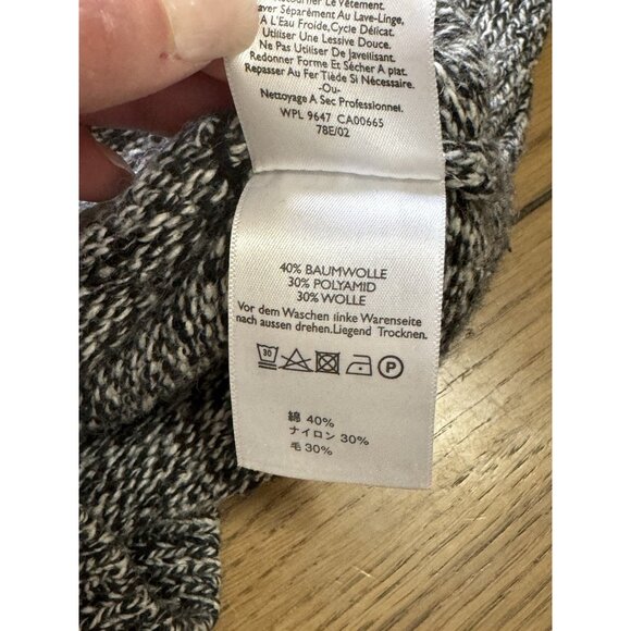 Eddie Bauer‎ Chunky Knit Cardigan Woman's Size Small Wool Blend Classic Modern - Picture 11 of 16